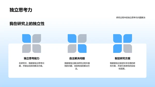 生物医学述职报告PPT模板