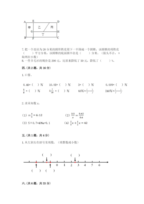 小升初数学综合模拟试卷（综合题）.docx