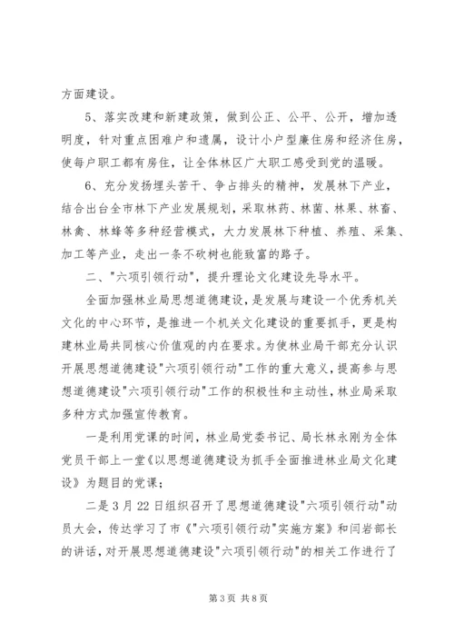 林业局机关党建工作汇报 (2).docx
