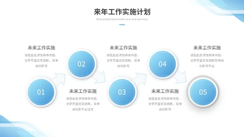 蓝色简约形状部门年终总结工作总结工作汇报述职报告ppt模板工作总结年终总结