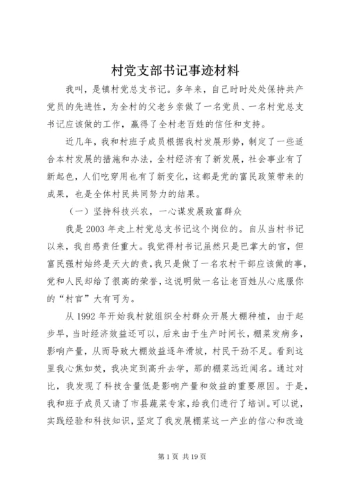 村党支部书记事迹材料 (4).docx