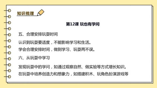 【学霸提优】第三单元《养成良好习惯》重难点梳理 课件