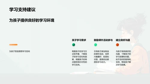 高中学习实战指南PPT模板