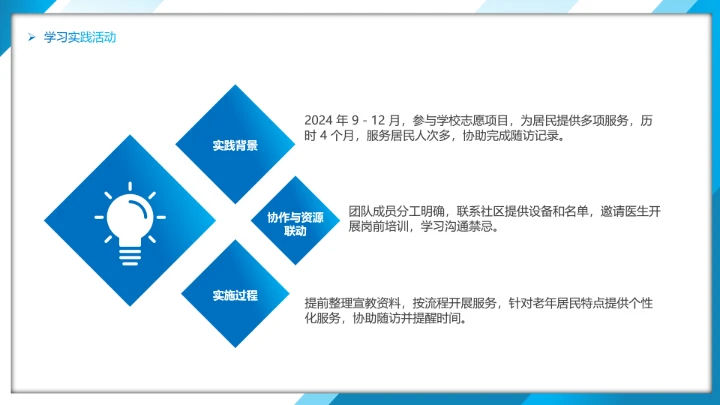 蓝色商务风临床医学专业大学生职业生涯规划发展展示PPT