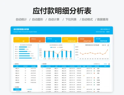 应付款明细分析表