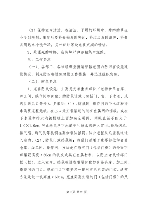 防鼠防蝇专项方案.docx