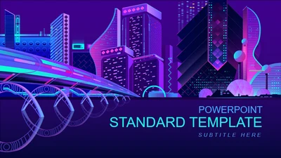 封面页-科技智能毕业答辩PPT主题