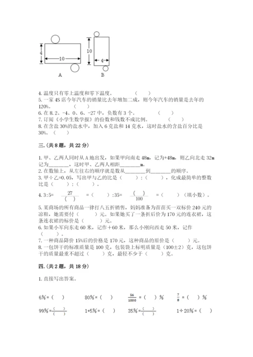 六年级毕业班数学期末考试试卷必考题.docx