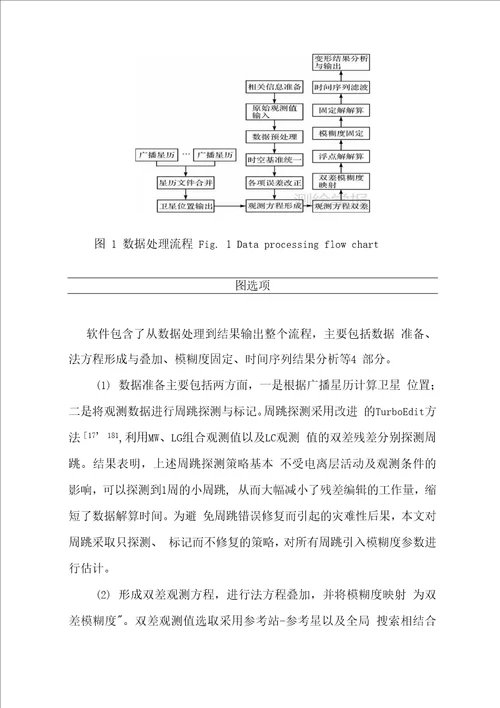 北斗卫星导航系统的毫米级精度变形监测算法与实现毕业论文