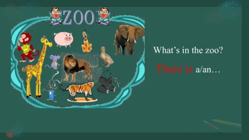 一下Module7 Period 1 There is a cat in the tree 课件(共