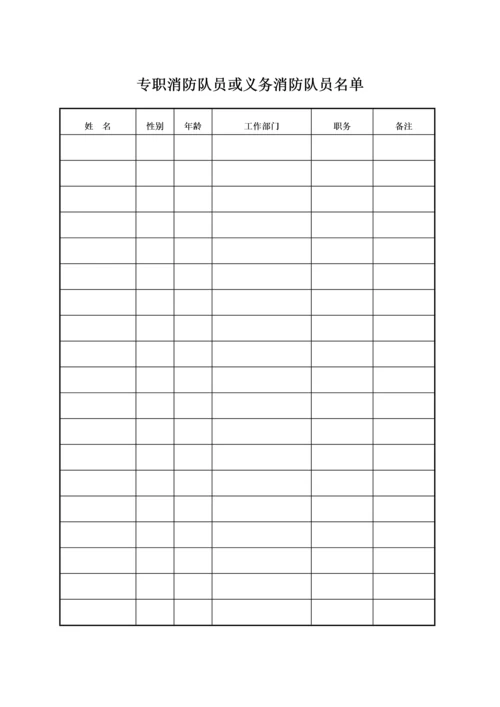 企业消防安全台帐(消防印刷7本台账)（DOC44页）.docx