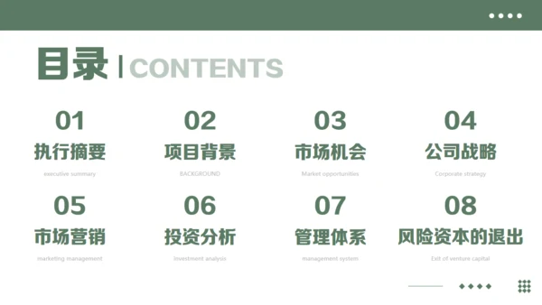 农业项目商业计划书通用PPT模板