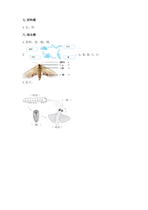 教科版三年级下册科学期末测试卷带答案（培优b卷）.docx