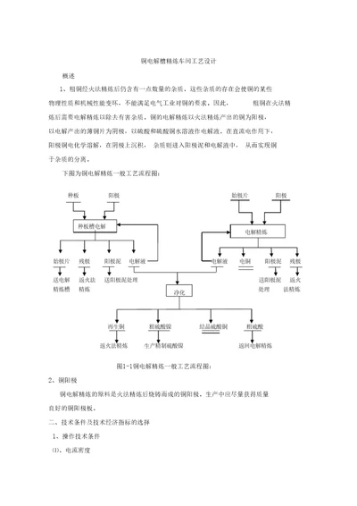 铜电解槽精炼车间工业设计