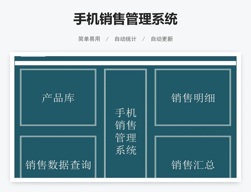 手机销售管理系统