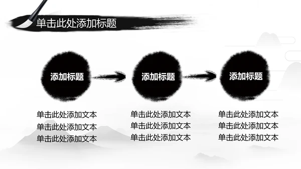 中国风国学经典古风唐诗宋词论语国学文化ppt模板