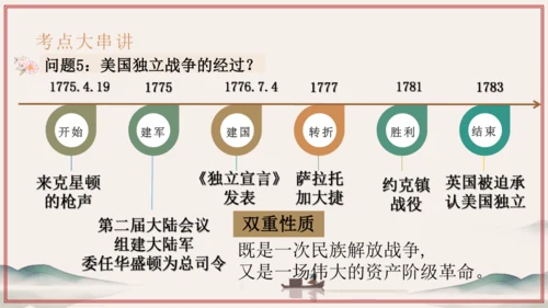 第6单元 资本主义制度的初步确立（考点串讲）-2024-2025学年九年级历史上学期期中考点大串讲（