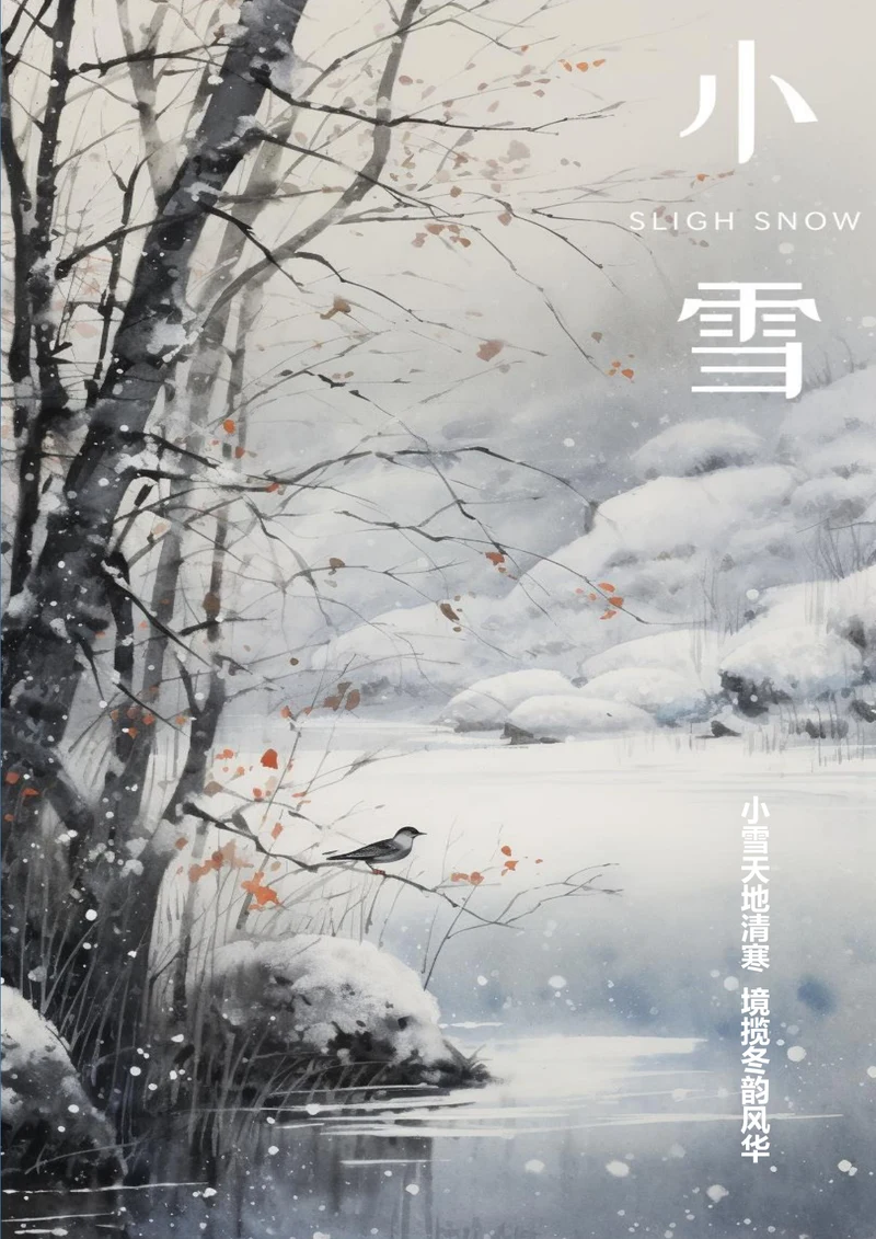 小雪天地清寒小雪海报