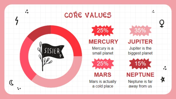 女孩力量卡通人物通用PPT模板