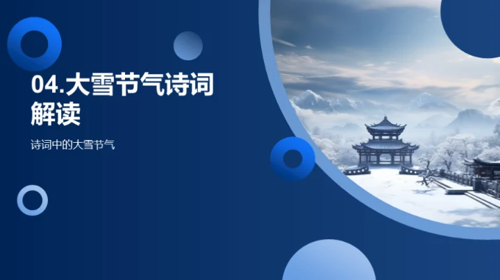 大雪节气诗词赏析