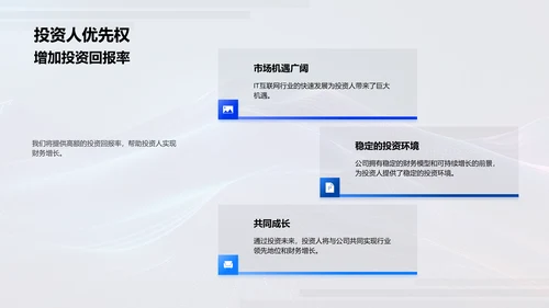 科技驱动投资PPT模板