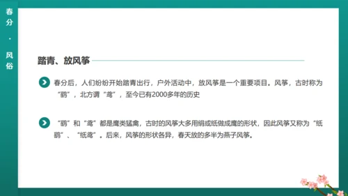 绿意春天春分通用PPT模板