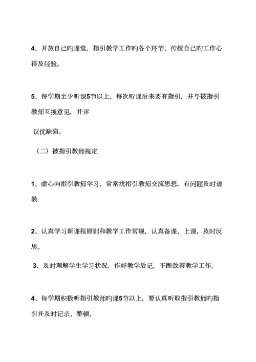 教师传帮带实施专题方案.docx