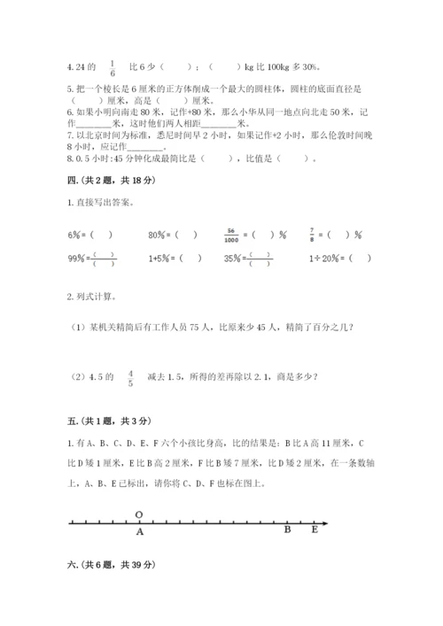 小升初数学综合模拟试卷（培优）.docx