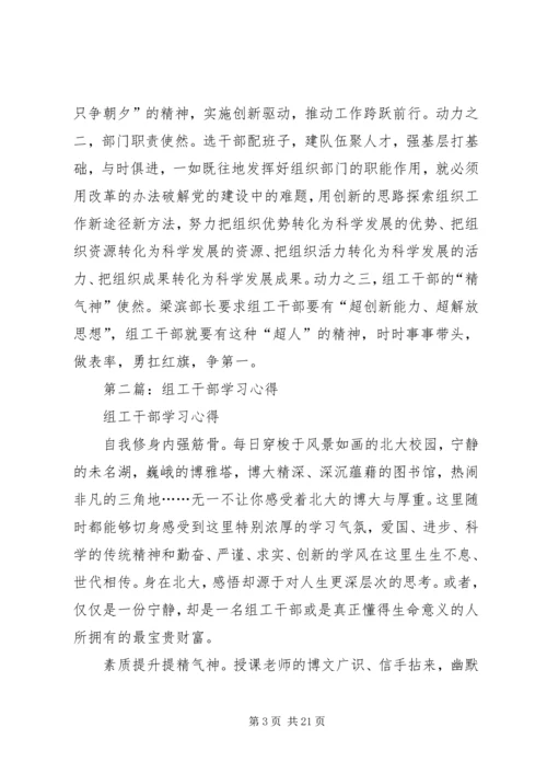 组工干部政治学习心得.docx