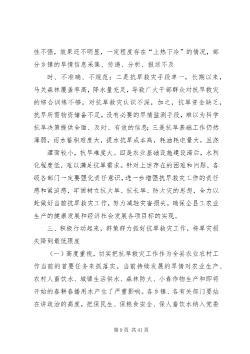 副县长在全县抗旱救灾工作会议上的讲话 (2).docx