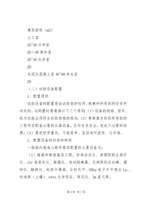 公路工程工地试验室的组建.docx