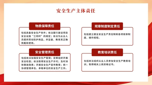 生产安全月科普PPT模板