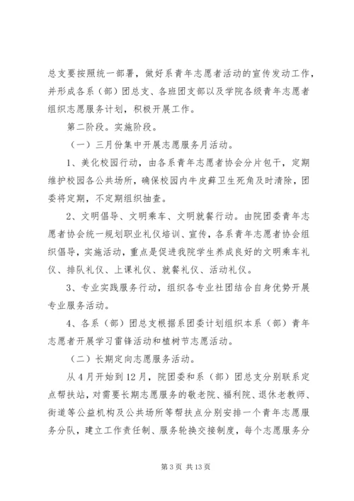 青年志愿者活动方案.docx