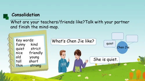 Unit1 What's he like？Part B Let's try＆Let's talk 课