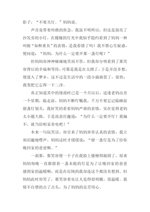 点亮心灵的灯作文800字.docx
