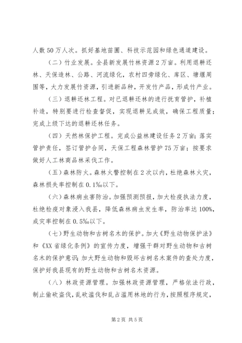 林业局XX年工作要点计划 (3).docx