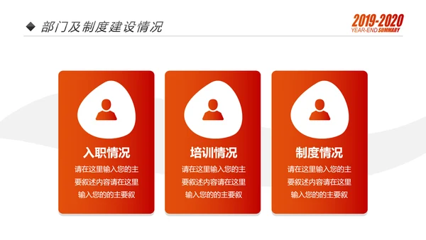 梦想2020年终总结述职报告工作计划PPT模板