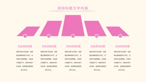 粉红唯美关爱女性健康女性乳腺PPT模板