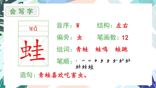 21.青蛙卖泥塘（第一课时）教学课件