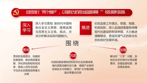 红色大气办好合作社带动乡村振兴PPT动态模板