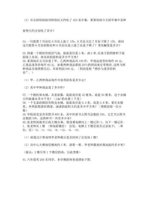 小升初数学应用题50道（精华版）.docx