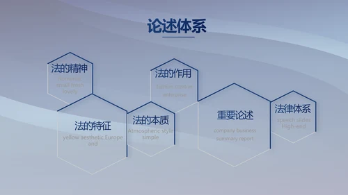 蓝色大气法律律法宣传讲座PPT