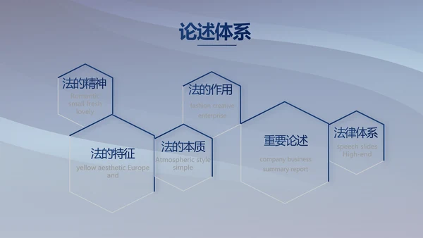 蓝色大气法律律法宣传讲座PPT