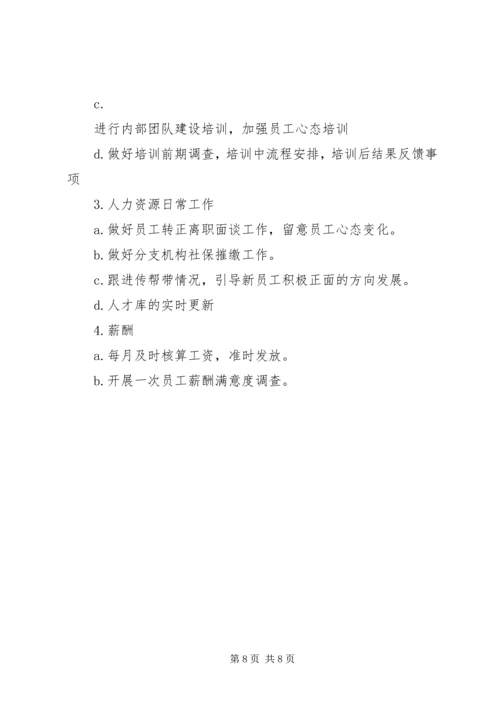 人力资源主管上半年工作总结及下半年工作计划.docx