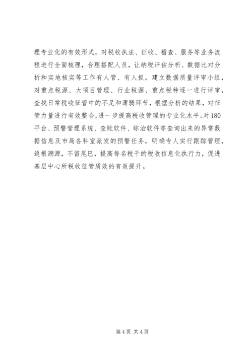 地税局提升管理水平学习体会 (2).docx