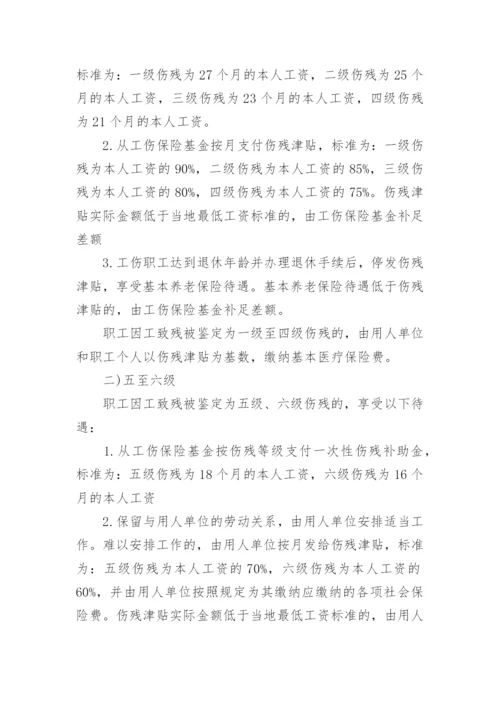 工伤认定和赔偿的标准是什么.docx