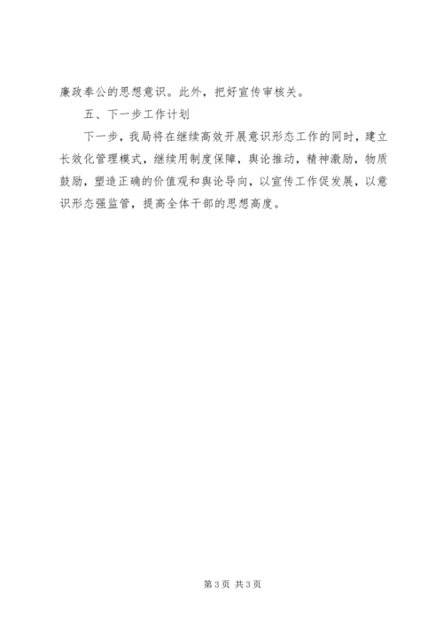 体育局党组意识形态工作总结.docx