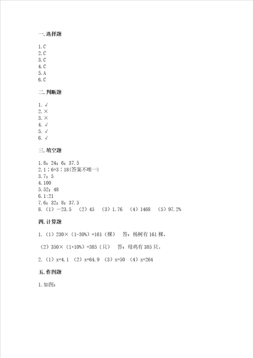 浙教版数学六年级下册期末测试卷及参考答案1套