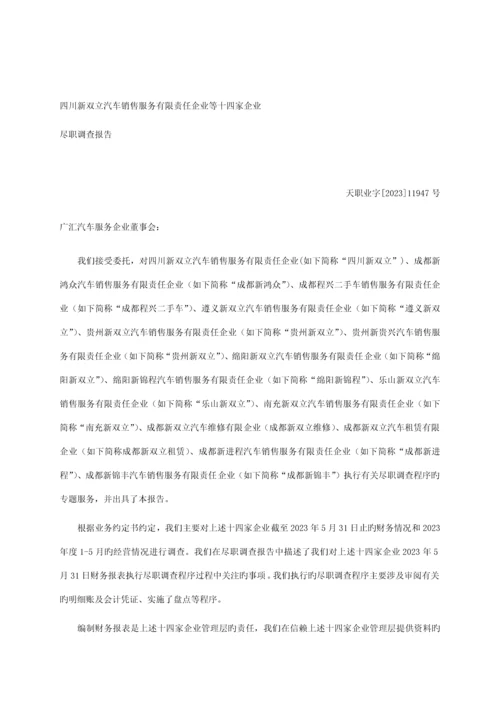 公司尽职调查报告.docx