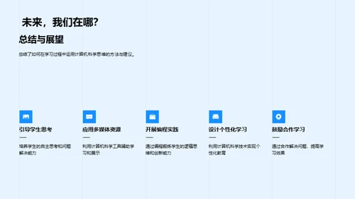 运用计算机科学思维